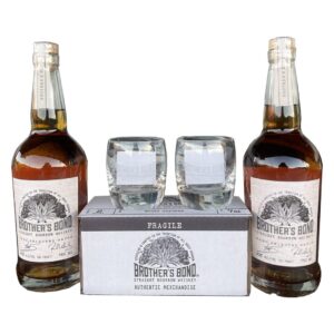 Brother's Bond Bourbon Bundle with Brother's Bond Rocks Glasses