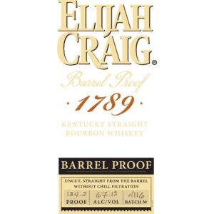 Elijah Craig Barrel Proof Batch A116