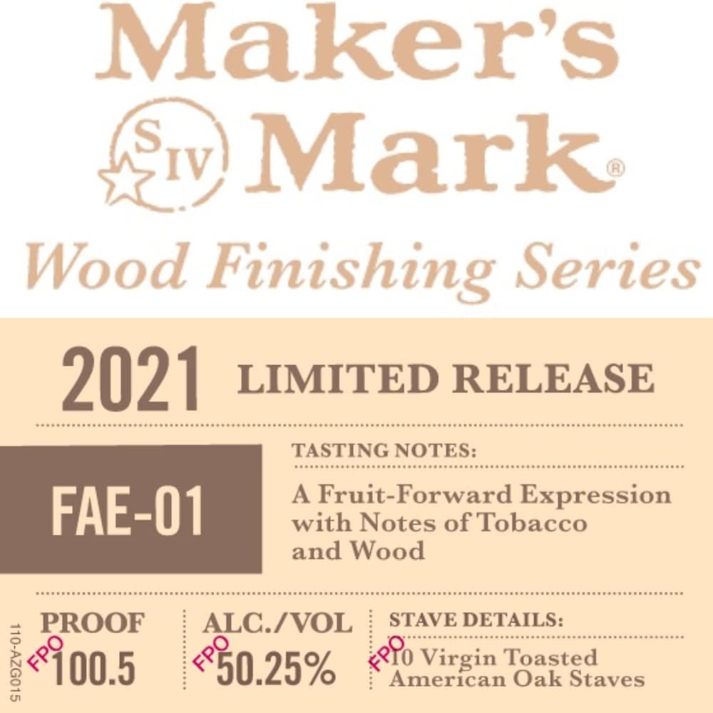 Maker’s Mark Wood Finishing Series 2021 FAE-01