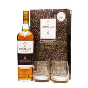 The Macallan 12 Year Old Sherry Cask W/ 2 Official Glasses